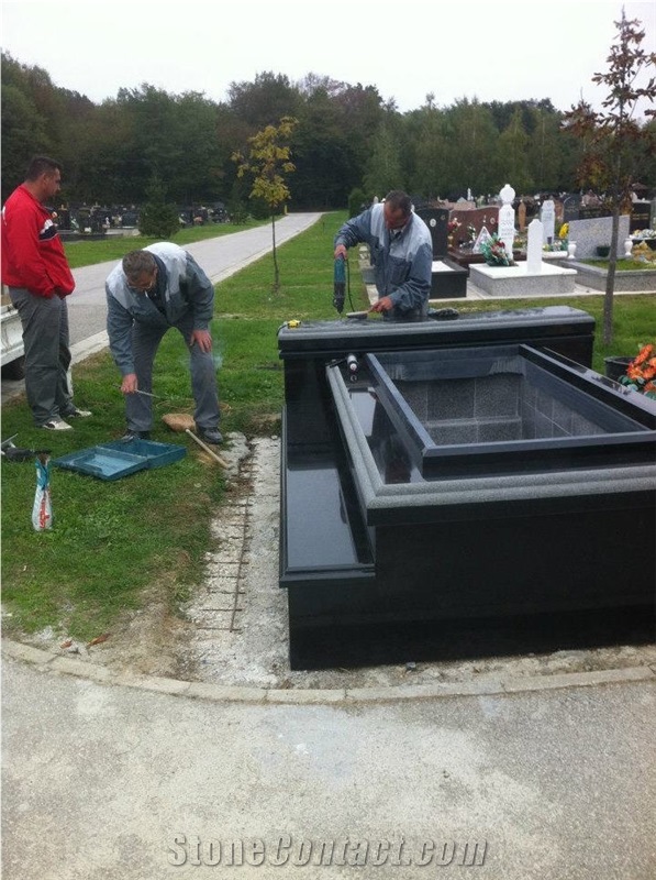 Black Granite Monument