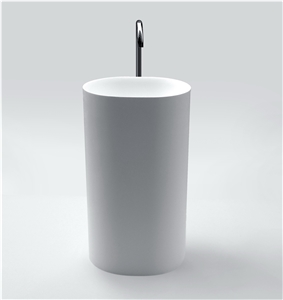 2014 New Solid Surface Freestanding Basin (Jz2008)