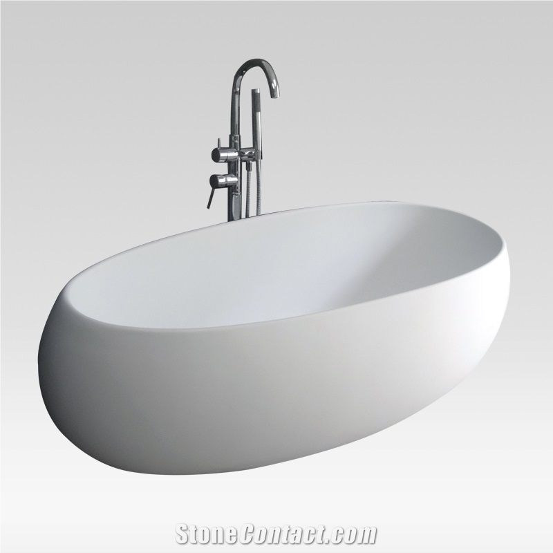 2014 New Solid Surface Freestanding Bathroom Bathtub (Jz8622)