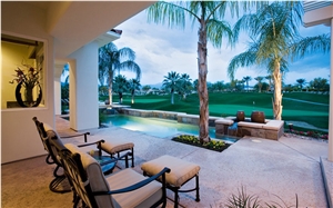 Cantera Pinon Pool Terraces, White Pinon Cantera Pool Pavers