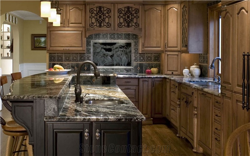 Granito Verde Maritaka Countertop