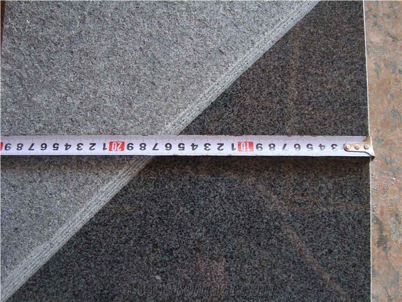 G654 Dark Grey Black Granite Slabs & Tiles,Honed