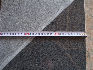 G654 Dark Grey Black Granite Slabs & Tiles,Honed