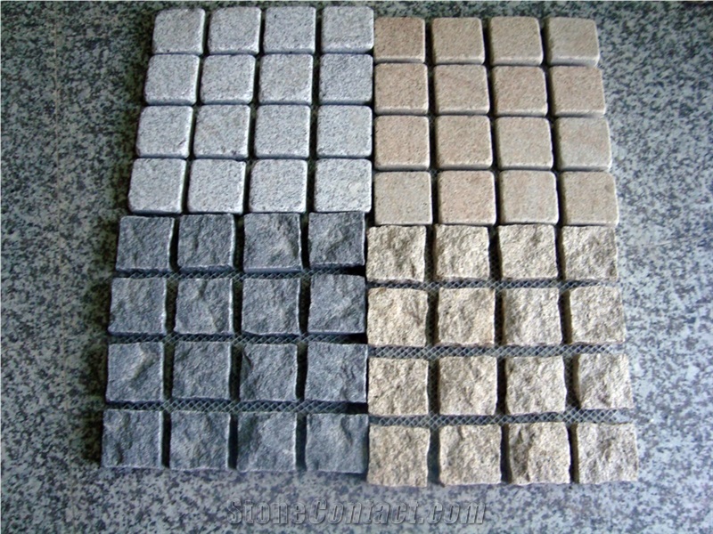 Granite Paving Stone, Grey Granite Cube Stone & Pavers