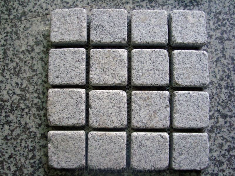 Granite Paving Stone, Grey Granite Cube Stone & Pavers