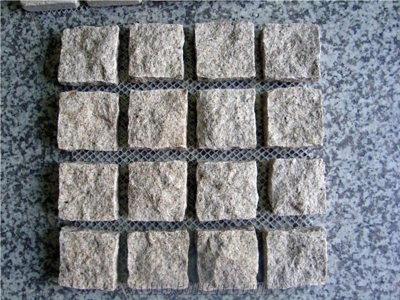 Granite Paving Stone, Grey Granite Cube Stone & Pavers
