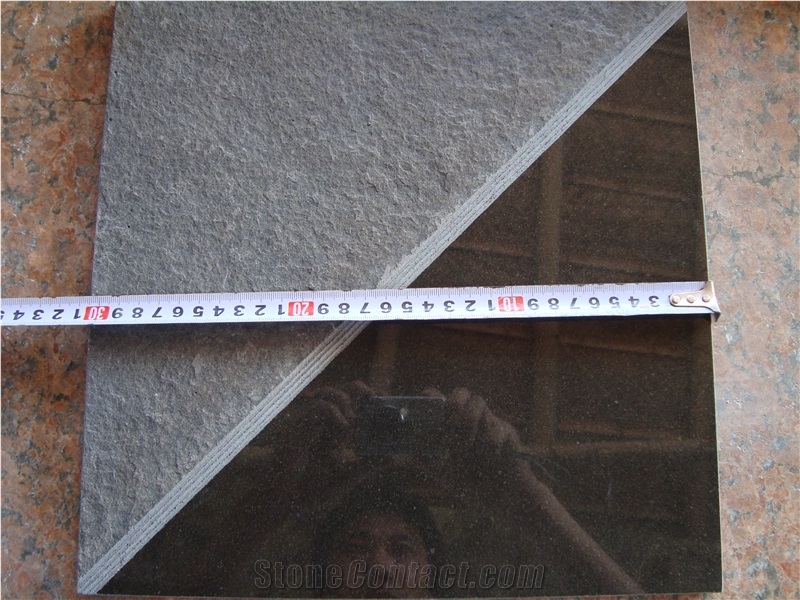 Menggu Black Basalt Slabs & Tiles, China Black Basalt