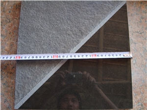 Menggu Black Basalt Slabs & Tiles, China Black Basalt