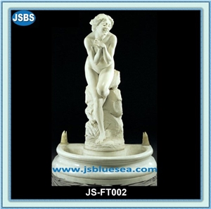 Garden Water Fountain, Natural Marble Fountains