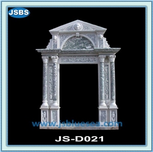 Marble Door Frame Design, Natural Yellow Marble Door Frame