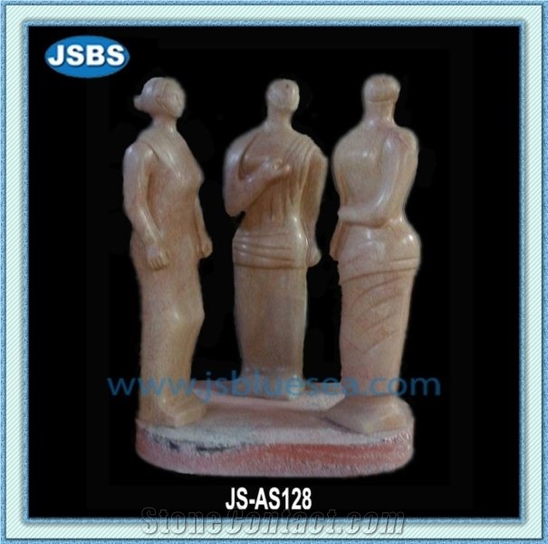 Modern Abstract Marble Sculpture