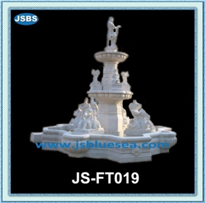 Outdoor Water Garden Fountain with Horse Sculptured