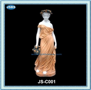 Stone Carved Lady Statue, Natural Marble Statues Stone Carved Lady Statue, Natural Marble Statues