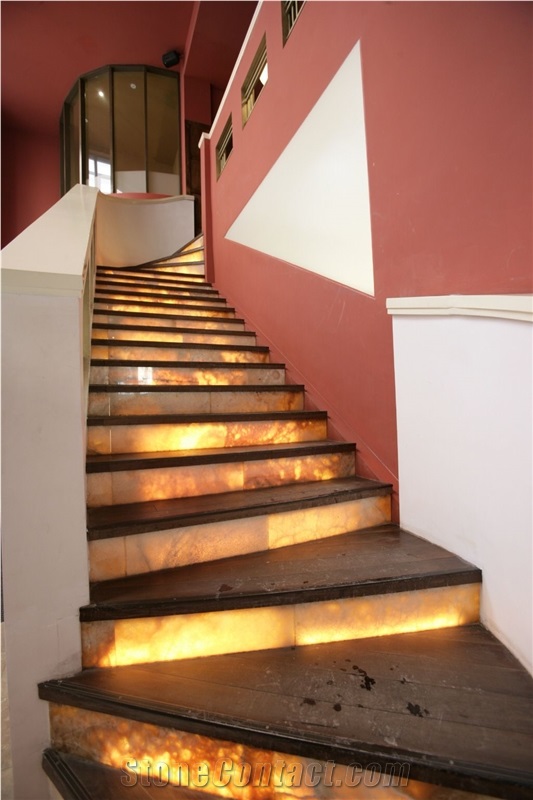 Honey Amber Onyx Tiles & Slabs
