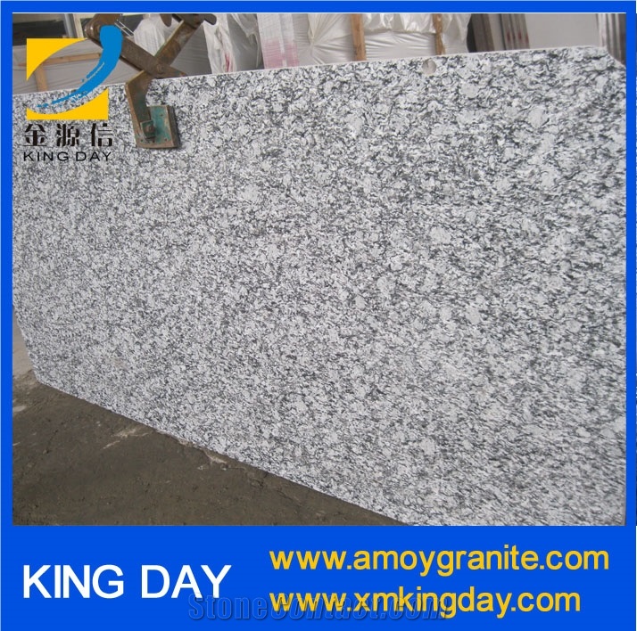 White Wave Granite Slab,Spray White,Wave White