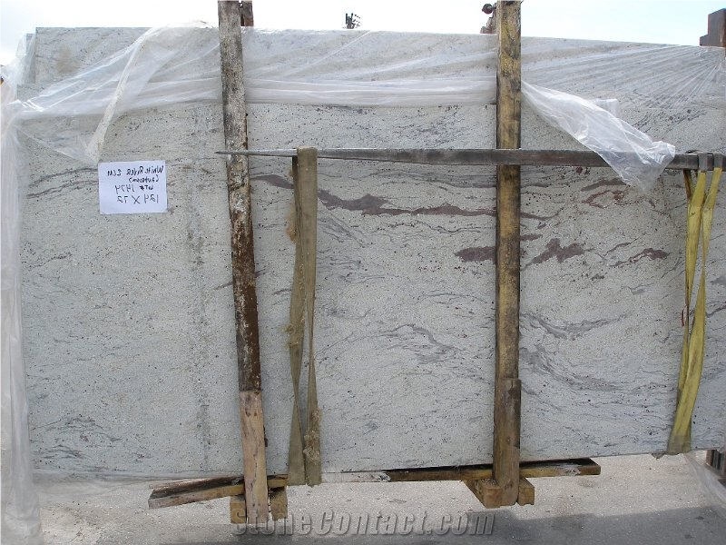 Ambrosia White Granite 2 cm Slabs