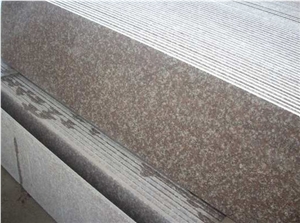 G687 Granite Window Tops Chamfered and Trimmed