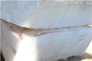 K2 Ice White Onyx Block, Pakistan White Onyx