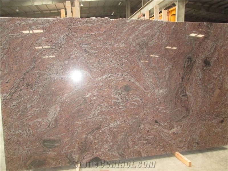 Rosa Fantasy Granite Slabs & Tiles, Red Polished Granite Floor Tiles, Wall Tiles