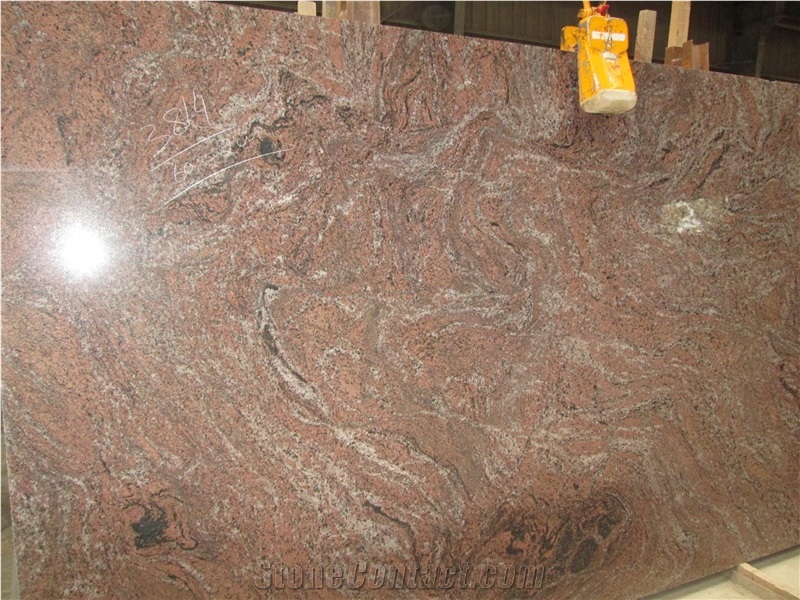 Rosa Fantasy Granite Slabs & Tiles, Red Polished Granite Floor Tiles, Wall Tiles
