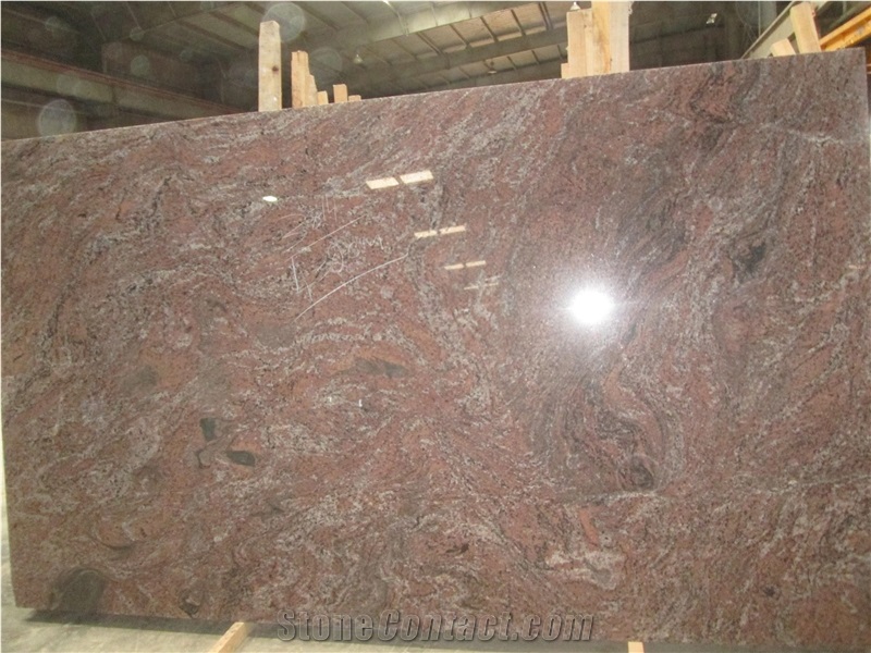 Rosa Fantasy Granite Slabs & Tiles, Red Polished Granite Floor Tiles, Wall Tiles