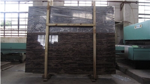 A Quality Golden Coast Brown China Marble, Cafe Marron Marble Machine Cut Panel for Walling,Floor Covering Pattern for Hotel Bathroom