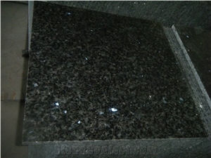 Blue Galaxy Slabs Tiles Polished, Norway Blue Pearl Granite Panel Cut to Size Panel Wall Cladding,Floor Covering Pattern,Exterior Walling Tile