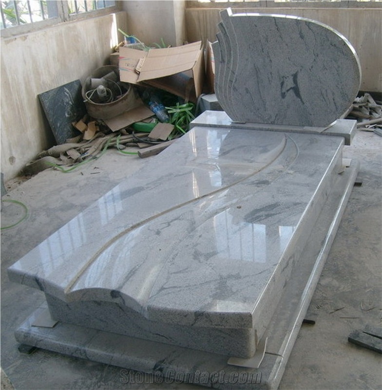 China Polished Viscont White Granite,Tibet Viscont White Granite Monuments& Tombstone