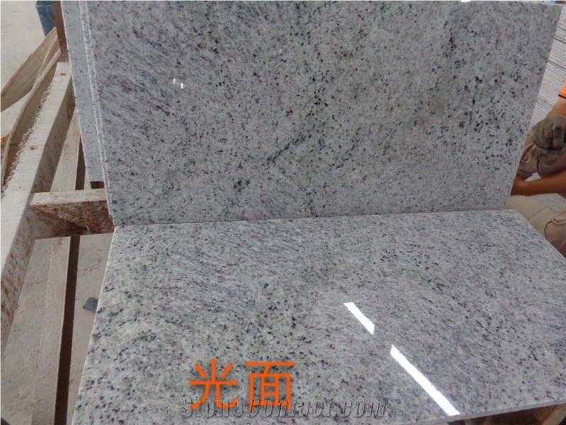Flamed New Kashmir Leopard White Granite Tiles Slab Cut to Size Wall Cladding,Floor Covering,Exterior Walling Pattern Tile
