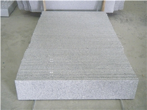 G603 Grey Bianco Sardo Sesame Granite Stairs for Floor Stepping,China White Granite Staircases Polished for Interior