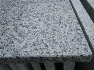 G603 Grey Bianco Sardo Sesame Granite Stairs for Floor Stepping,China White Granite Staircases Polished for Interior