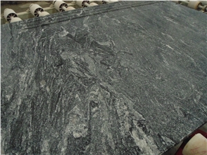 Galaxy Snow Grey Wave Black Granite Tile Slabs for Wall Cladding ,Floor Covering Pattern