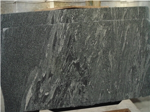 Galaxy Snow Grey Wave Black Granite Tile Slabs for Wall Cladding ,Floor Covering Pattern