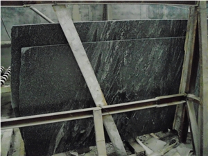 Galaxy Snow Grey Wave Black Granite Tile Slabs for Wall Cladding ,Floor Covering Pattern