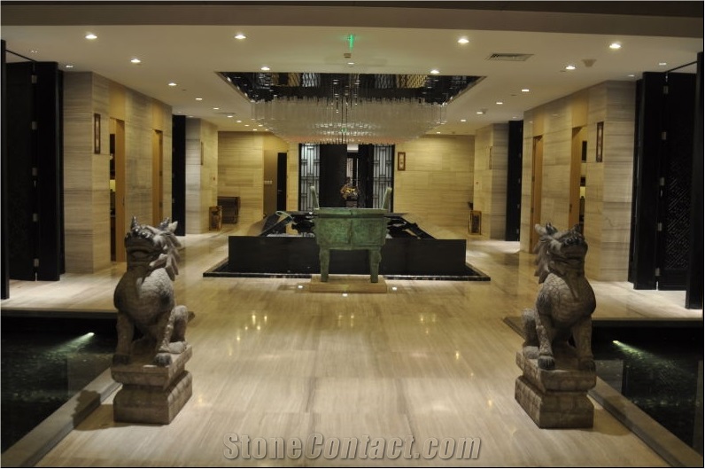 Grey Wooden Vein Marble Slabs, Grey Wood Grain Marble Tiles Machine Cut Panel for Hotel Lobby Floor Covering,Wall Caldding,Interior Pattern Stone