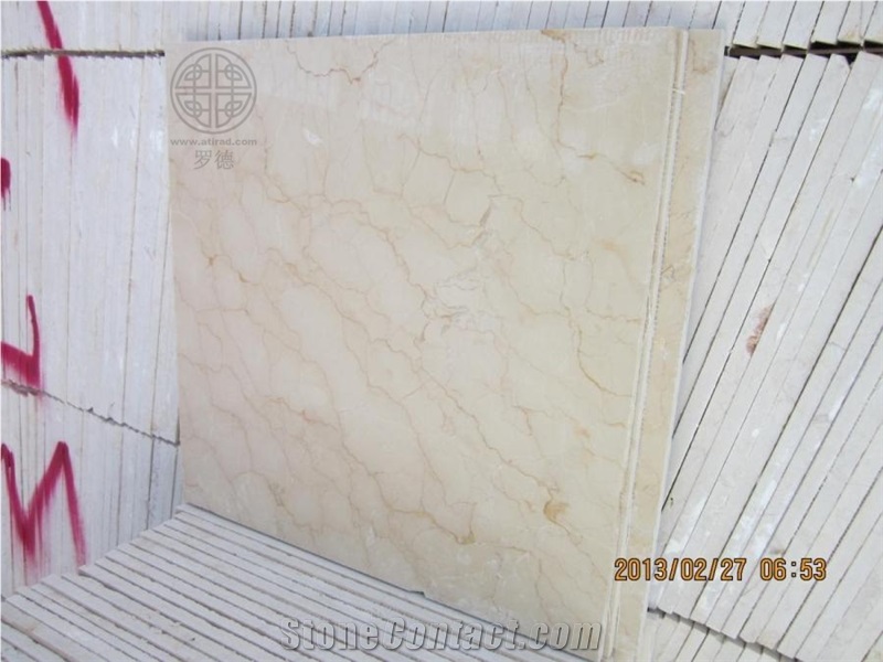 Royal Botticino Marble Slab Tile,Iran Beige Marble Polished Panel Hotel Floor Covering,Wall Cladding