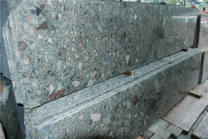 Verde Marinace Green Mosaic Granite Slabs Tiles, Jurassic Green Granite, Verde Jurrasico Brazil Green Granite Panel Villa Floor Covering,Walling