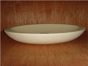 Custom Beige Marble Sink & Basin