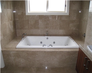 Emperador Light Marble Bathroom