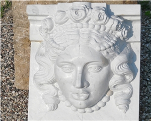 Apollon White Marble Sculpture Building Ornaments