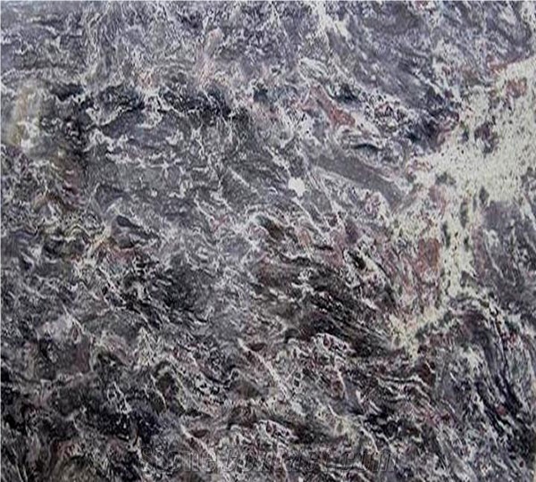 Sea Waves Granite Slab, India Grey Granite