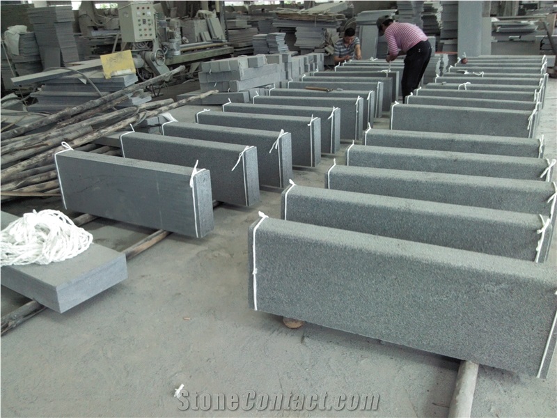China G654 Grey Flamed Kerbstone,Curbs