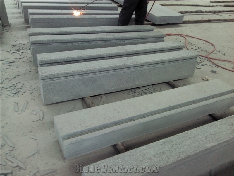 China G654 Grey Flamed Kerbstone,Curbs