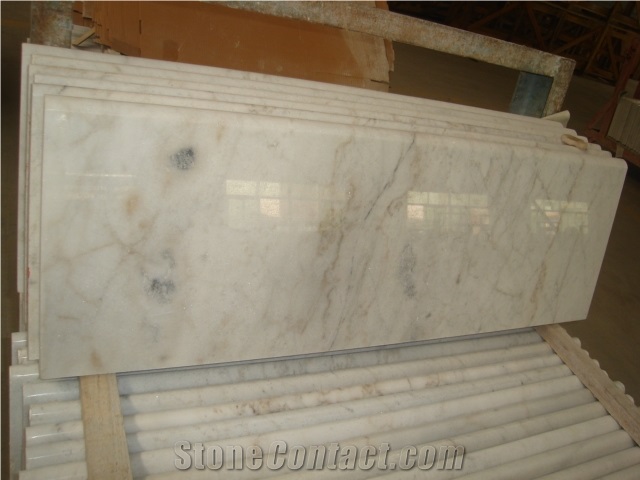 Guangxi White Marble Polish Stair, Guangxi White Marble Polish Step