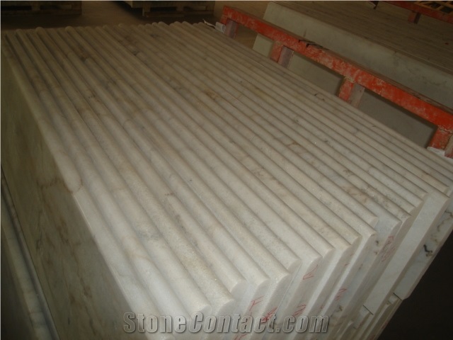 Guangxi White Marble Polish Stair, Guangxi White Marble Polish Step