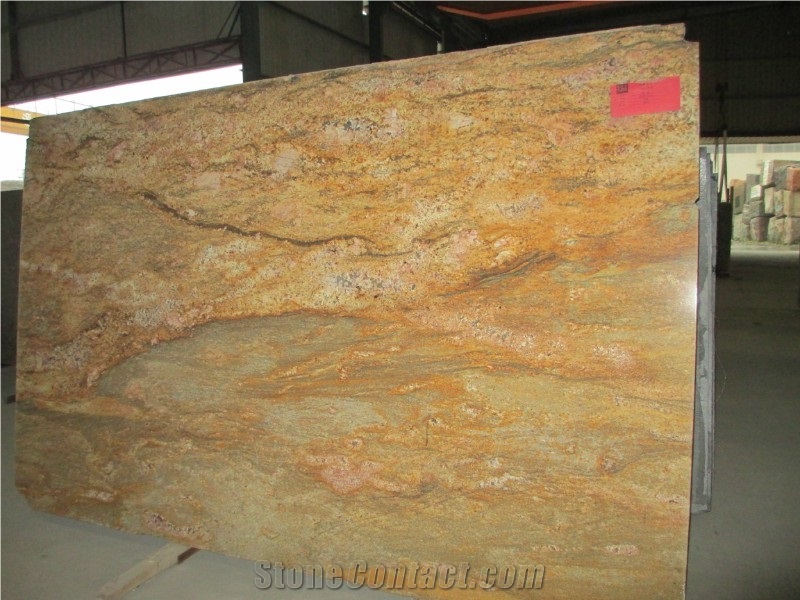 Imperial Gold Granite Polished Slab