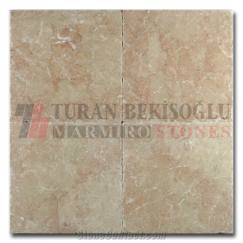 Crema Eda Rosa - Red Marble Tiles & Slabs