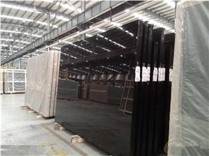 Black Crystallized Glass Stone Tiles & Slabs