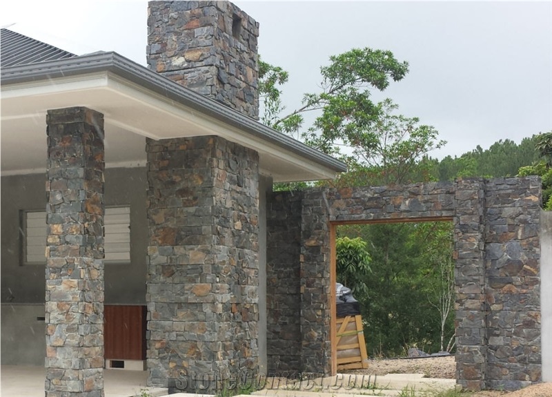 Moranbah Slate Natural Feature Stone Wall Panels & Loose Ledgestone