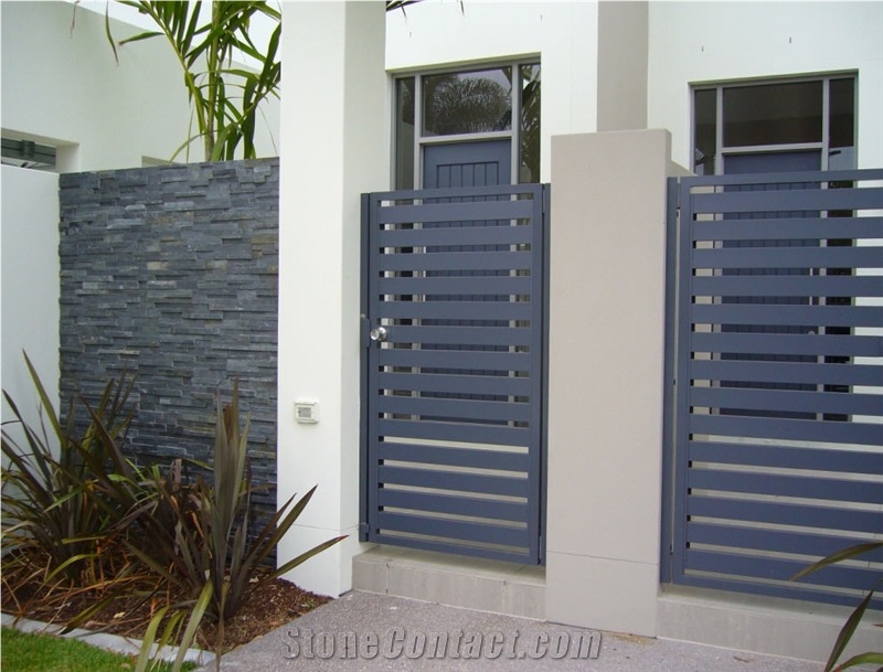 Newcastle Grey Slate Natural Feature Stone Panels & Loose Ledgestone